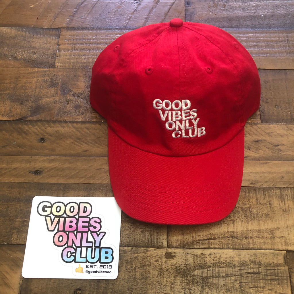 GOOD VIBES ONLY CLUB HAT 🔥